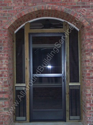 Exterior Decor -- Aluminum Door With Cedar Frame