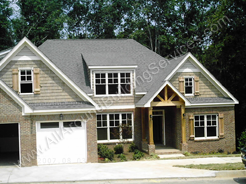 Shutters -- Cedar Board And Batten Shutters With Cedar Entryway