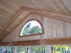 Exterior Decor -- Cedar T&G Ceiling