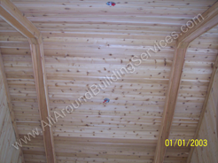 Exterior Decor -- Cedar T&G Ceiling