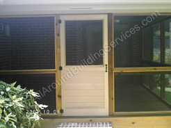 Exterior Decor -- Custom Cedar Door