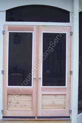Exterior Decor -- Custom Cedar French Door