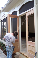 Exterior Decor -- Custom Cedar French Door